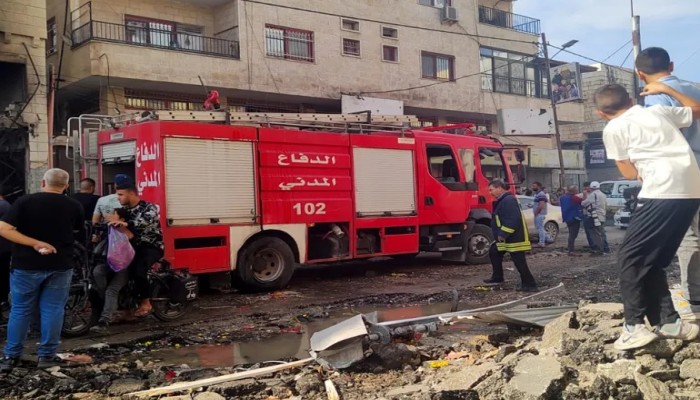 نفاد الوقود من مركبات الدفاع المدني جنوب غزة