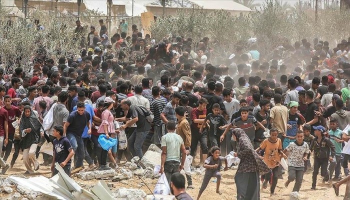 جريمة بشعة للاحتلال عند مركز توزيع المساعدات بغزة