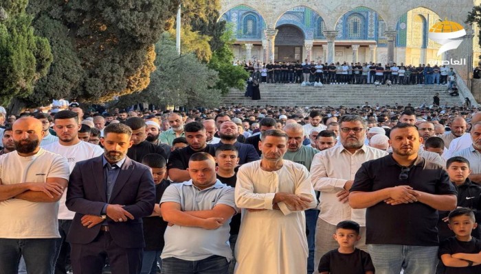 80 ألفا يصلون عيد الأضحى في الأقصى برغم قيود الاحتلال