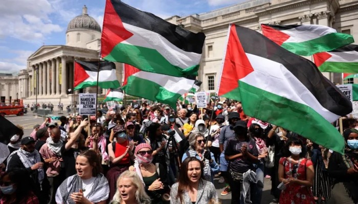 الشرطة البريطانية تمنع احتجاجا مؤيدا لفلسطين أمام البرلمان