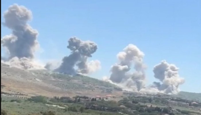 غارات صهيونية على عدة مناطق جنوبي لبنان