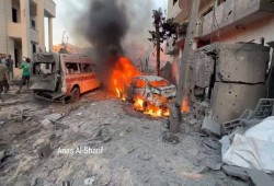 15 شهيداً بينهم 6 أطفال ومسعف بقصف منزل غرب غزة