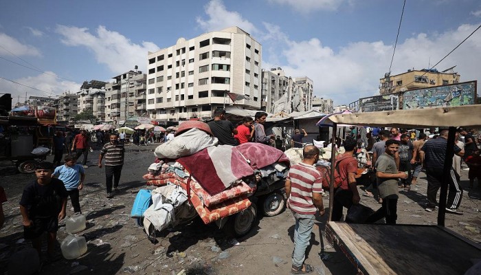 لجنة الصليب الأحمر تندد بخطط الاحتلال لإجلاء سكان مدينة غزة