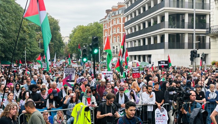 مظاهرات حاشدة في مدن وعواصم عالمية تطالب بوقف الإبادة بغزة