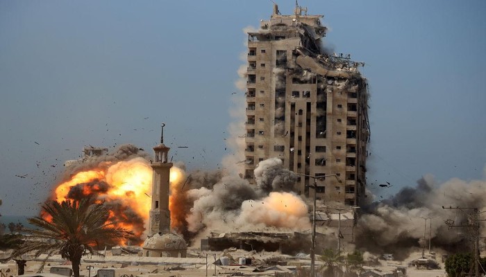 الإرهابي كاتس يتوعد غزة بتدمير المزيد من الأبراج السكنية