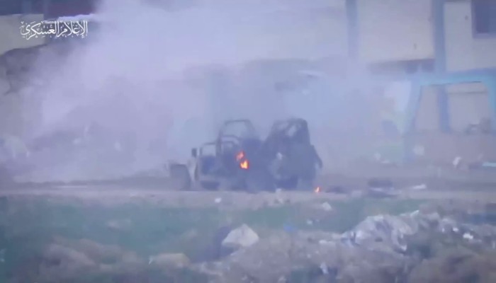 القسام تقتل قوة مستعربين وتدمر جرافتين للاحتلال في غزة