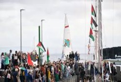 مظاهرات بمدن العالم تندد باعتراض أسطول الصمود والإبادة في غزة