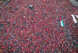 مظاهرة تاريخية بأمستردام في هولندا لنصرة غزة