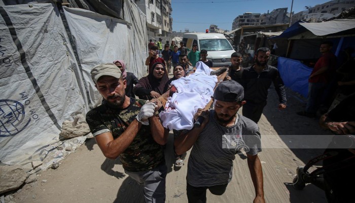 استشهاد مصابين بقصف صهيوني سابق في خان يونس