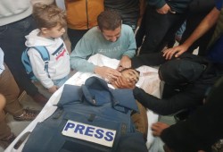 استشهاد مصور صحفي في استهداف صهيوني بخان يونس