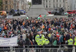 مظاهرات في لندن تطالب بالإفراج عن نشطاء العمل الفلسطيني