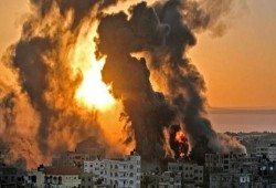 شهداء بقصف صهيوني بدير البلح وتواصل خروقات وقف إطلاق النار