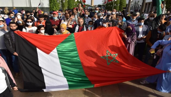 مظاهرات في المغرب تضامنًا مع غزة
