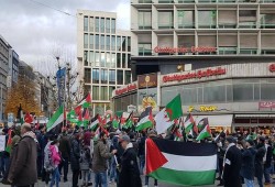 مظاهرة في ألمانيا تهتف: فلسطين حرة