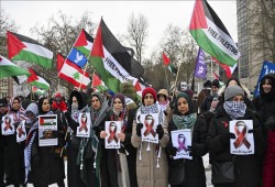 مظاهرة في برلين تطالب بالإفراج عن الأسرى بسجون الاحتلال