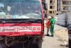 نفاد الوقود بغزة يوقف عمل المركبات وانتشال الجثامين