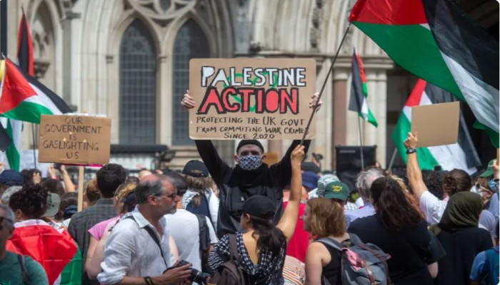 المحكمة العليا البريطانية تلغي حظر فلسطين أكشن
