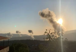 قصف صهيوني وتمشيط بالرشاشات جنوبي لبنان
