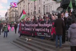 مظاهرات في لندن وباريس تطالب بتطبيق فعلي لوقف النار بغزة