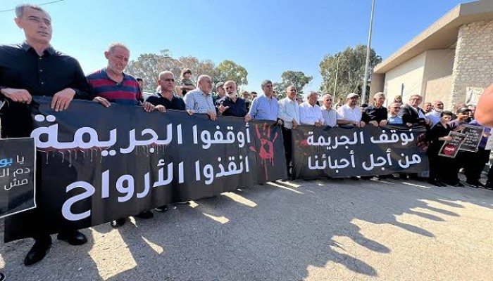 إضراب بالداخل الفلسطيني احتجاجا على تفشي الجريمة بتواطؤ الاحتلال