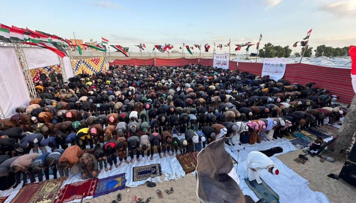 تكبيرات العيد تصدح في غزة بين الركام والخيام