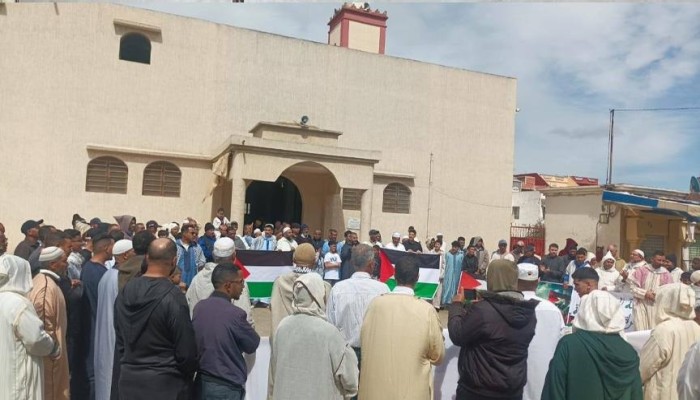 مظاهرات في المغرب ضد إغلاق الاحتلال للمسجد الأقصى