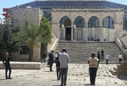 عشرات الصهاينة يقتحمون الأقصى بحراسة قوات الاحتلال
