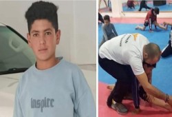 استشهاد لاعب الكونغ فو الفلسطيني الواعد محمد الجعبري