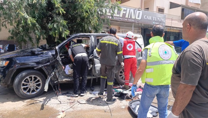 4شهداء في غارة صهيونية على النبطية بلبنان