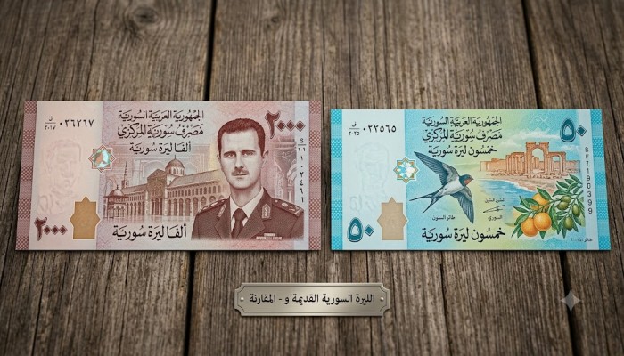 إسقاط الليرة السورية القديمة رسمياً من التداول