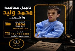 قضاء الانقلاب يواصل محاكمة المعاق محمد وليد
