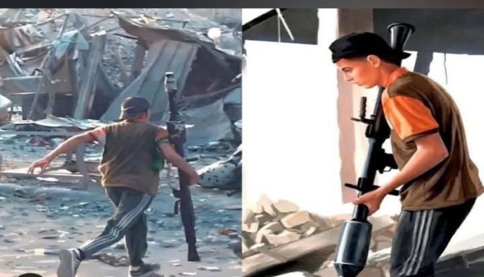 صهيب لباد.. الفتى المقاتل ثأرا لغزة