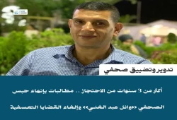المطالبة بالإفراج عن الصحفي وائل عبد الغني بعد حبسه3 سنوات